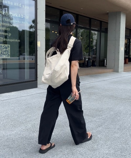 INTER FACTORY（インターファクトリー）の「さいとうなる - 3wayキャンバスバッグ - made in INTER FACTORY（トートバッグ・レディース・ナチュラル・FREE）」の17枚目の写真