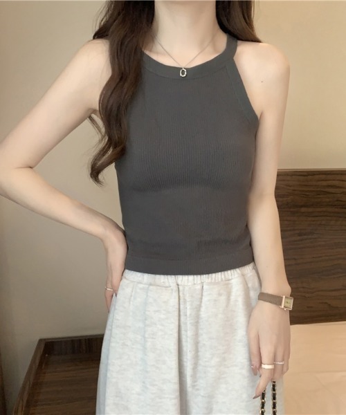 NANEA（ナネア）の「カップ付きアメリカンスリーブタンクトップ（タンクトップ・レディース・ホワイト/ブラウン/グリーン/レッド/ブラック/グレー・フリー）」の3枚目の写真