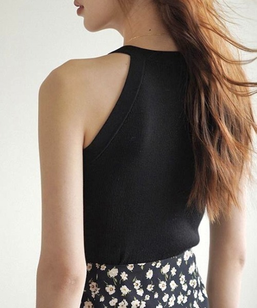 NANEA（ナネア）の「カップ付きアメリカンスリーブタンクトップ（タンクトップ・レディース・ホワイト/ブラウン/グリーン/レッド/ブラック/グレー・フリー）」の16枚目の写真