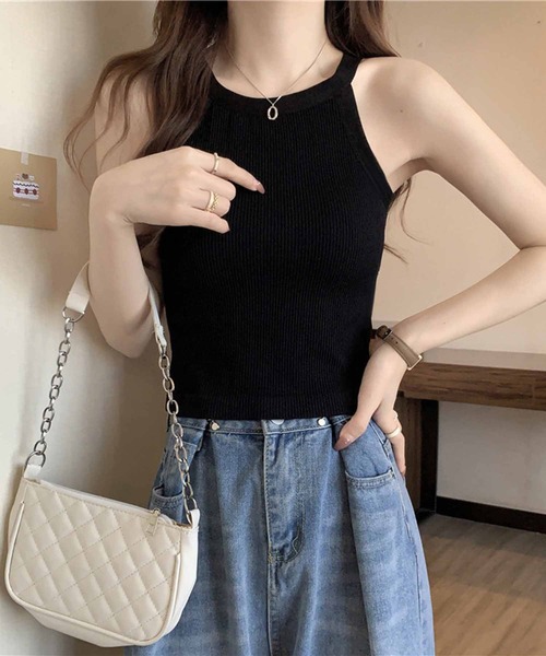 NANEA（ナネア）の「カップ付きアメリカンスリーブタンクトップ（タンクトップ・レディース・ホワイト/ブラウン/グリーン/レッド/ブラック/グレー・フリー）」の19枚目の写真