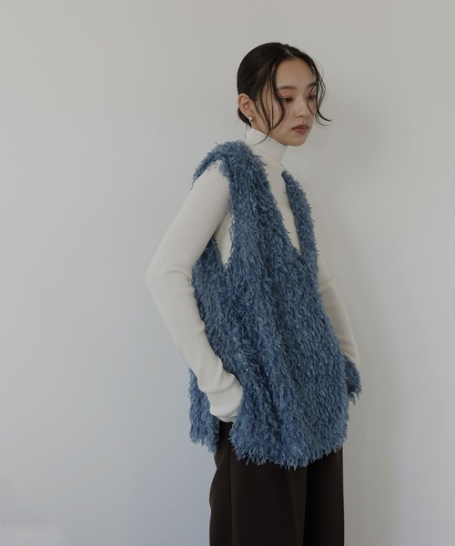 セール】フェザーフリンジベスト（ベスト）｜hellam（へラム）の