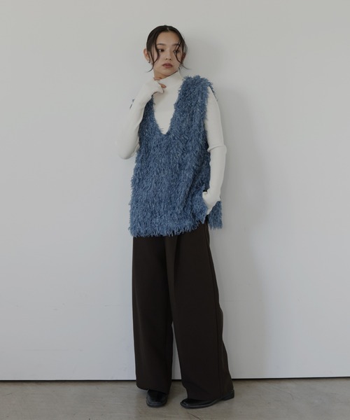 セール】フェザーフリンジベスト（ベスト）｜hellam（へラム）の
