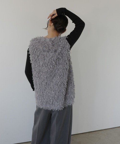 LGB レザー フリンジ ベスト Horn Works 本革 レザーフリンジベスト メンズ ホーンワークス