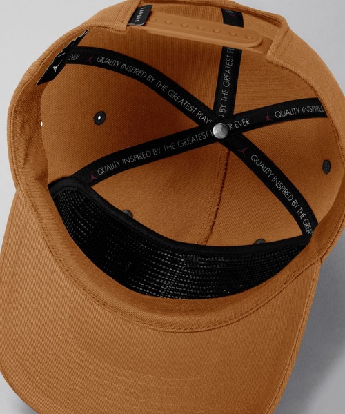 JORDAN BRAND（ジョーダンブランド）の「ジョーダン プロ アンストラクチャード フラット ビル キャップ / Jordan Pro Unstructured Flat Bill Hat＜S-XL 展開＞（キャップ・メンズ・ブラウン系その他2/ブラック・L/XL/S/M）」の12枚目の写真
