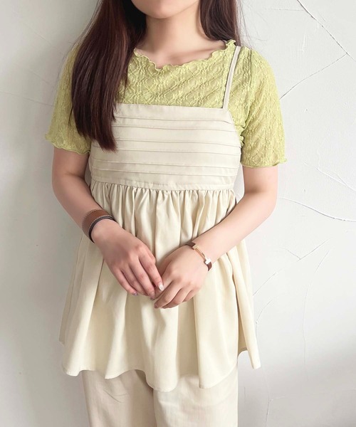 apres jour（アプレジュール）の「【apres jour mimi】SETUP可能 チュニックビスチェ【ZOZOTOWN限定アイテム】（ベスト・レディース・ブラウン/チャコールグレー/アイボリー・X-LARGE/フリー）」の8枚目の写真