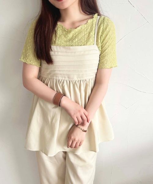 apres jour（アプレジュール）の「【apres jour mimi】SETUP可能 チュニックビスチェ【ZOZOTOWN限定アイテム】（ベスト・レディース・ブラウン/チャコールグレー/アイボリー・X-LARGE/フリー）」の7枚目の写真