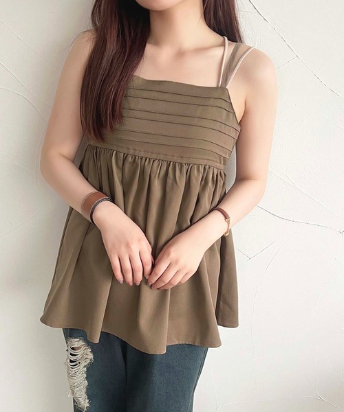 apres jour（アプレジュール）の「【apres jour mimi】SETUP可能 チュニックビスチェ【ZOZOTOWN限定アイテム】（ベスト・レディース・ブラウン/チャコールグレー/アイボリー・X-LARGE/フリー）」の17枚目の写真
