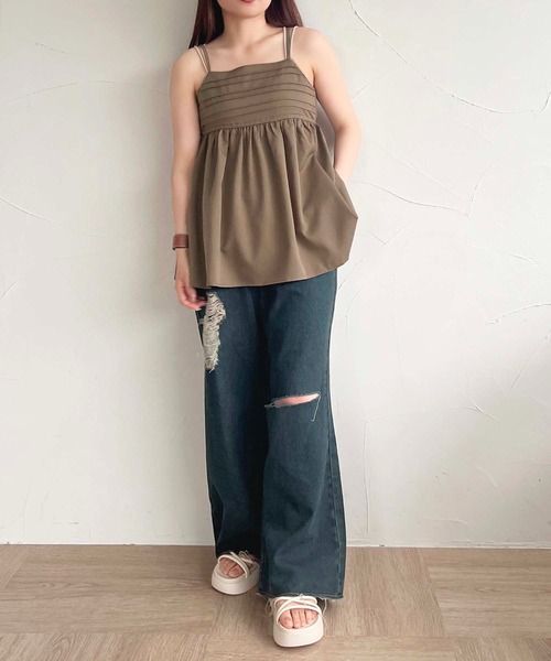 apres jour（アプレジュール）の「【apres jour mimi】SETUP可能 チュニックビスチェ【ZOZOTOWN限定アイテム】（ベスト・レディース・ブラウン/チャコールグレー/アイボリー・X-LARGE/フリー）」の13枚目の写真