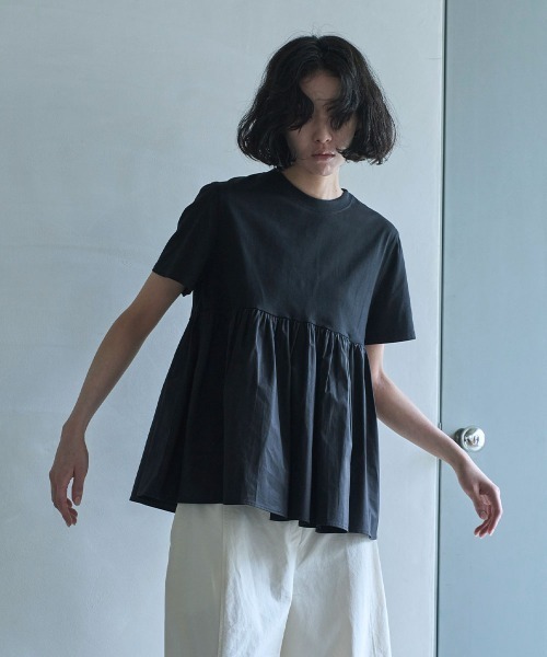 tシャツ OTONA SWITCHING PEPLUM TEE(25SS) レディース OTONA SWITCHING HALF PEPLUM TEE（Tシャツ/カットソー