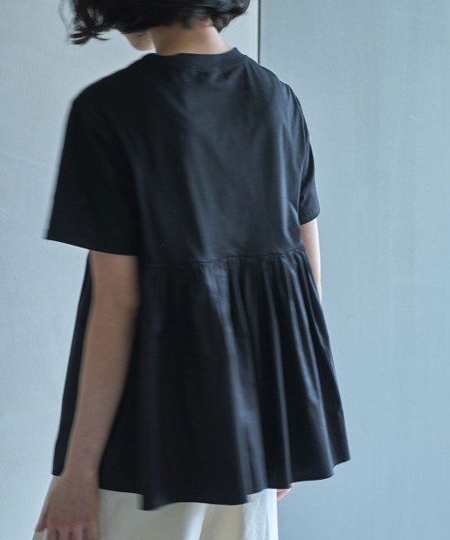 OTONA SWITCHING HALF PEPLUM TEE（Tシャツ/カットソー