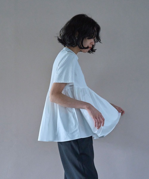 OTONA SWITCHING HALF PEPLUM TEE（Tシャツ/カットソー