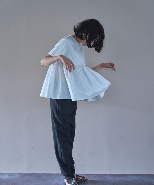 tシャツ OTONA SWITCHING PEPLUM TEE(25SS) レディース OTONA SWITCHING HALF PEPLUM TEE（Tシャツ/カットソー