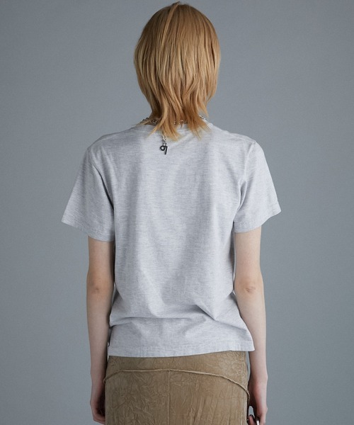 PRANK PROJECT（プランクプロジェクト）の「ハートアイレットFAITH-TEE / Heart Eyelet FAITH-TEE（Tシャツ/カットソー・レディース・チャコールグレー/ピンク/ライトグレー・FREE）」の21枚目の写真