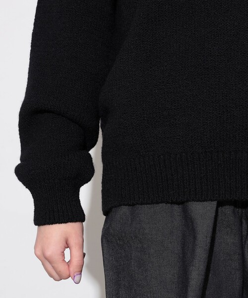 crepuscule(クレプスキュール)の「crepuscule / Skipper Knit Polo(ニット/セーター・メンズ・ブラック・M/L/XL)」の3枚目の写真