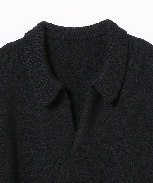 crepuscule(クレプスキュール)の「crepuscule / Skipper Knit Polo(ニット/セーター・メンズ・ブラック・M/L/XL)」の11枚目の写真