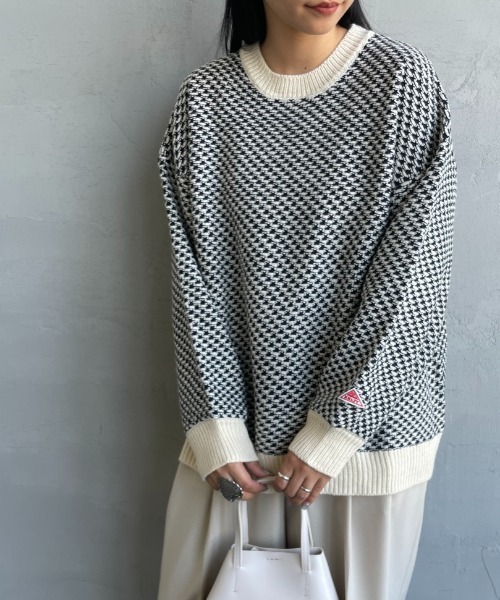 【セール】[KELTY/ケルティ] 別注 クルーネック ジャガードニット（ニット/セーター）｜KELTY（ケルティ） 7,480円