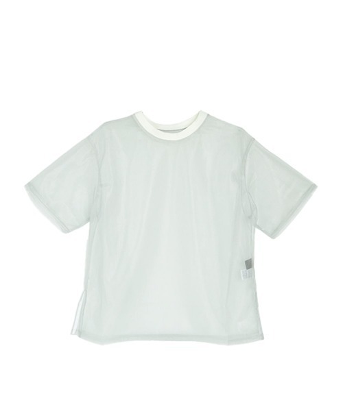 :ETHROF（イーサオブ）の「SHEER LAME TOPS（Tシャツ/カットソー・レディース・ブラック/グレー・FREE）」の20枚目の写真