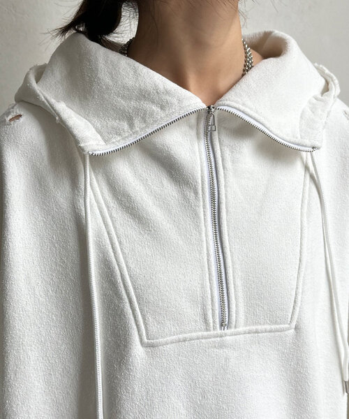 【セール】ダメージ裏毛プルオーバー（パーカー）｜DouDou（ドゥドゥ） loanandbanking.com