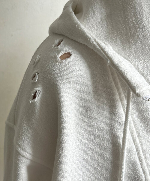 【セール】ダメージ裏毛プルオーバー（パーカー）｜DouDou（ドゥドゥ） loanandbanking.com