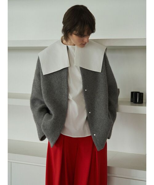 ELENDEEK（エレンディーク）の「ベーシックCNラクーンカーディガン