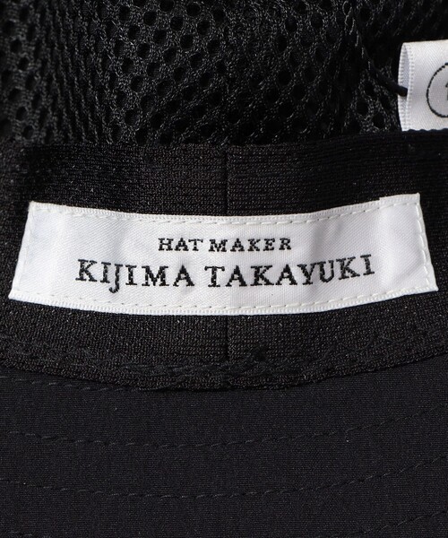 KIJIMA TAKAYUKI（キジマ　タカユキ）の「KIJIMA TAKAYUKI FISHERMAN ハット（ハット・レディース・ブラック/グレー・1）」の4枚目の写真