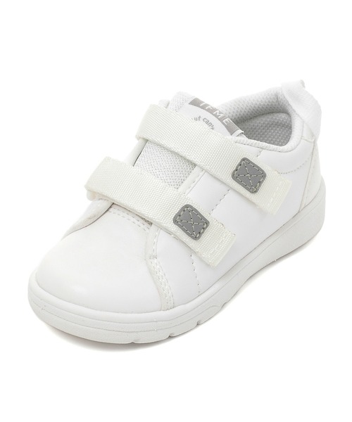 IFME(イフミー)の「KIDS|IFME ダブルベルトコートタイプスニーカー(スニーカー・キッズ・ホワイト/ブラック・15.0cm/15.5cm/16.0cm/16.5cm/17.0cm/17.5cm/18.0cm/18.5cm/19.0cm/19.5cm/20.0cm/20.5cm/21.0cm)」の12枚目の写真