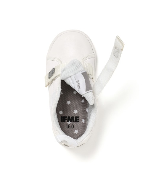 IFME(イフミー)の「KIDS|IFME ダブルベルトコートタイプスニーカー(スニーカー・キッズ・ホワイト/ブラック・15.0cm/15.5cm/16.0cm/16.5cm/17.0cm/17.5cm/18.0cm/18.5cm/19.0cm/19.5cm/20.0cm/20.5cm/21.0cm)」の17枚目の写真