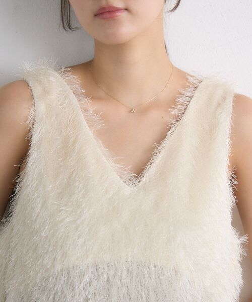 RETRO GIRL（レトロガール）の「フェザーベスト（ベスト・レディース・ブラック/ナチュラル・FREE）」の18枚目の写真