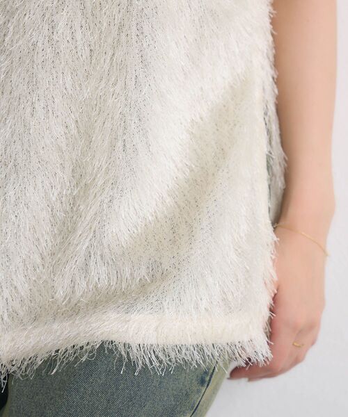 RETRO GIRL（レトロガール）の「フェザーベスト（ベスト・レディース・ブラック/ナチュラル・FREE）」の21枚目の写真