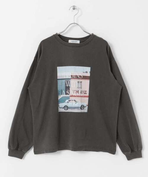 URBAN RESEARCH Sonny Label（アーバンリサーチサニーレーベル）の「フォトプリントロングTシャツ（Tシャツ/カットソー・レディース・オフホワイト/ブルー/ブラック・FREE）」の21枚目の写真