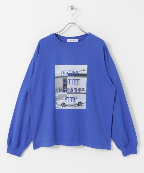 URBAN RESEARCH Sonny Label（アーバンリサーチサニーレーベル）の「フォトプリントロングTシャツ（Tシャツ/カットソー・レディース・オフホワイト/ブルー/ブラック・FREE）」の20枚目の写真