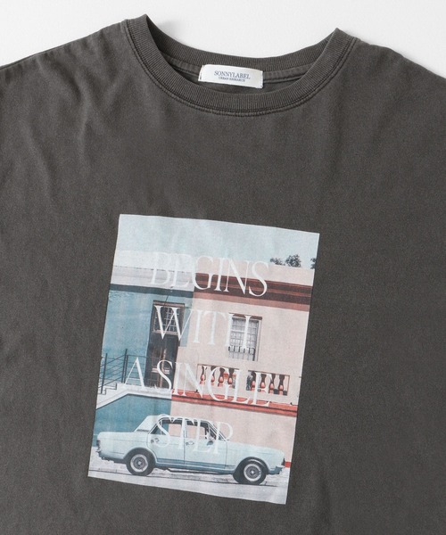 URBAN RESEARCH Sonny Label（アーバンリサーチサニーレーベル）の「フォトプリントロングTシャツ（Tシャツ/カットソー・レディース・オフホワイト/ブルー/ブラック・FREE）」の15枚目の写真