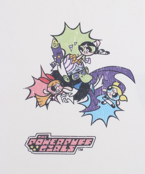 ALWAYS GOOD TIME（オルウェイズグッドタイム）の「【THE POWERPUFF GIRLS/パワーパフガールズ】プリントロングスリーブＴシャツ（Tシャツ/カットソー・レディース・ホワイト系3/ブラック系2/ホワイト系1/ホワイト系2/ブラック系1/ブラック系3/ブラック系4/ホワイト系4・M）」の15枚目の写真