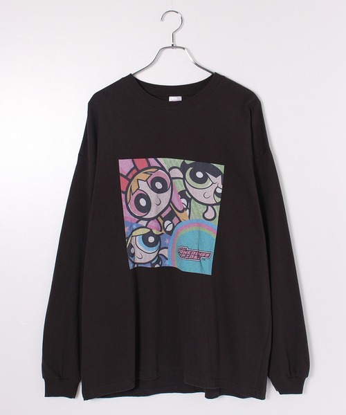 ALWAYS GOOD TIME（オルウェイズグッドタイム）の「【THE POWERPUFF GIRLS/パワーパフガールズ】プリントロングスリーブＴシャツ（Tシャツ/カットソー・レディース・ホワイト系3/ブラック系2/ホワイト系1/ホワイト系2/ブラック系1/ブラック系3/ブラック系4/ホワイト系4・M）」の13枚目の写真