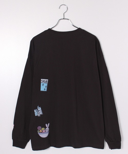 ALWAYS GOOD TIME（オルウェイズグッドタイム）の「【THE POWERPUFF GIRLS/パワーパフガールズ】プリントロングスリーブＴシャツ（Tシャツ/カットソー・レディース・ホワイト系3/ブラック系2/ホワイト系1/ホワイト系2/ブラック系1/ブラック系3/ブラック系4/ホワイト系4・M）」の10枚目の写真