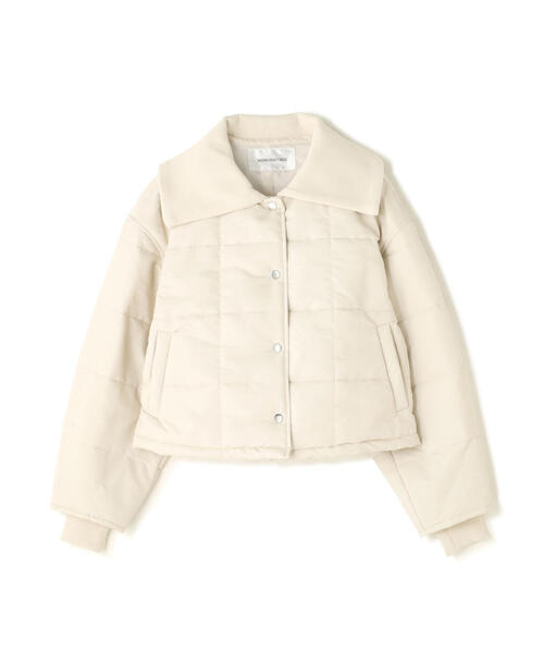 ナチュラルビューティーベーシック ◇ワイドカラーキルティングブルゾン49 NATURAL BEAUTY BASIC（ナチュラルビューティーベーシック）の