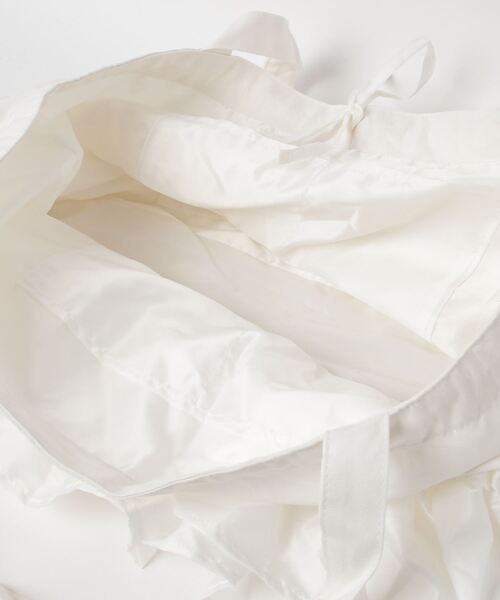 RUBY AND YOU（ルビーアンドユー）の「［select］フリルトートバッグ（トートバッグ・レディース・ホワイト・FREE）」の5枚目の写真