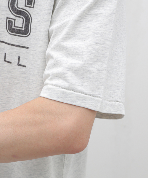 EDIFICE（エディフィス）の「PARIS BASKETBALL(パリ バスケットボール) 別注 ヴィンテージ カレッジロゴ Tシャツ（Tシャツ/カットソー・メンズ・ホワイト/ブラック/グレー・LARGE/MEDIUM）」の13枚目の写真