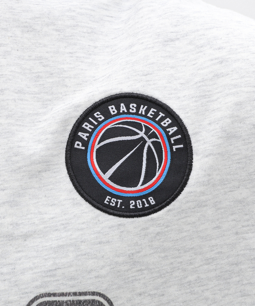 EDIFICE（エディフィス）の「PARIS BASKETBALL(パリ バスケットボール) 別注 ヴィンテージ カレッジロゴ Tシャツ（Tシャツ/カットソー・メンズ・ホワイト/ブラック/グレー・LARGE/MEDIUM）」の14枚目の写真