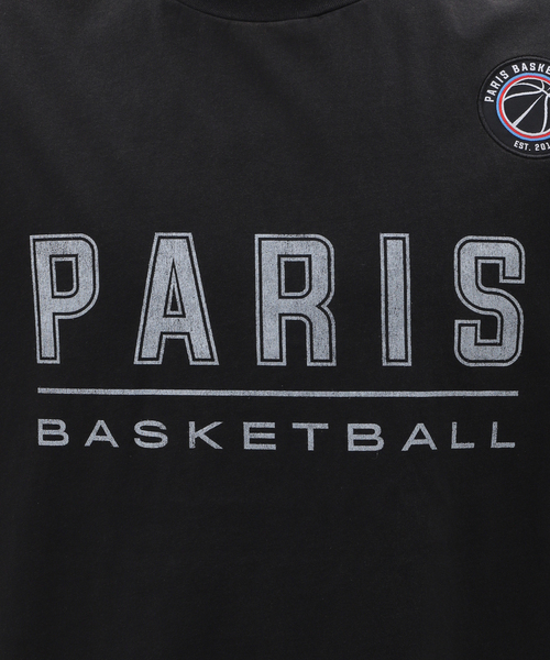 EDIFICE（エディフィス）の「PARIS BASKETBALL(パリ バスケットボール) 別注 ヴィンテージ カレッジロゴ Tシャツ（Tシャツ/カットソー・メンズ・ホワイト/ブラック/グレー・LARGE/MEDIUM）」の16枚目の写真