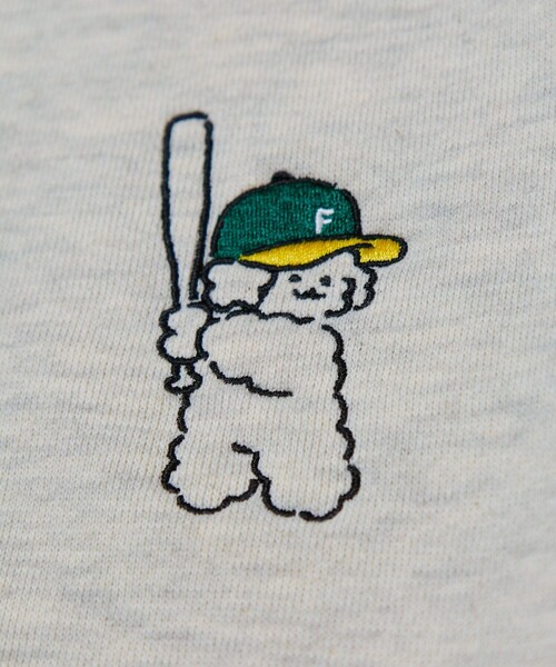 FREAK'S STORE(フリークスストア)の「tombonia × FREAK'S STORE/トムボニア tombonia ワンポイントクルースウェット(スウェット・レディース・チャコール/ピンク/ナチュラル・フリ-)」の20枚目の写真