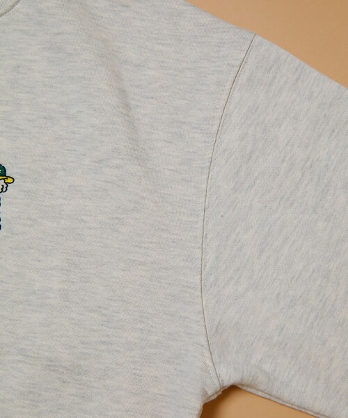 FREAK'S STORE(フリークスストア)の「tombonia × FREAK'S STORE/トムボニア tombonia ワンポイントクルースウェット(スウェット・レディース・チャコール/ピンク/ナチュラル・フリ-)」の21枚目の写真