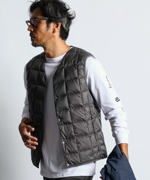 TAION（タイオン）の「【WEB限定アイテム】TAION×DUFFER V-NECK DOWN 