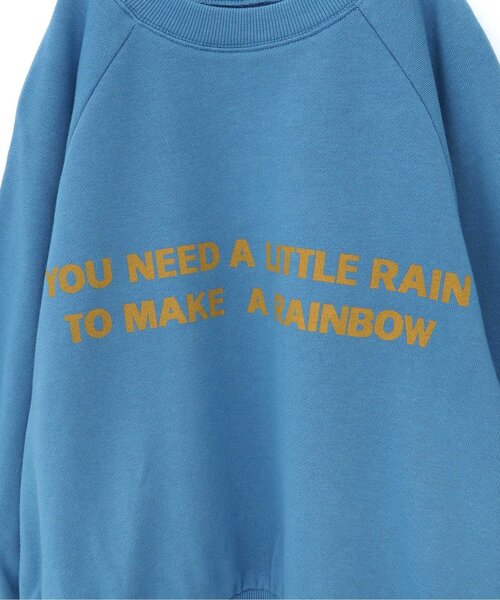 p.premier（ピードットプルミエ）の「イロチ買いしたいオーバーサイズロゴトレーナー（スウェット・キッズ・チャコール/ブラウン/ピンク/ブルー/オフホワイト・80/90/100/110/120/130/140）」の17枚目の写真