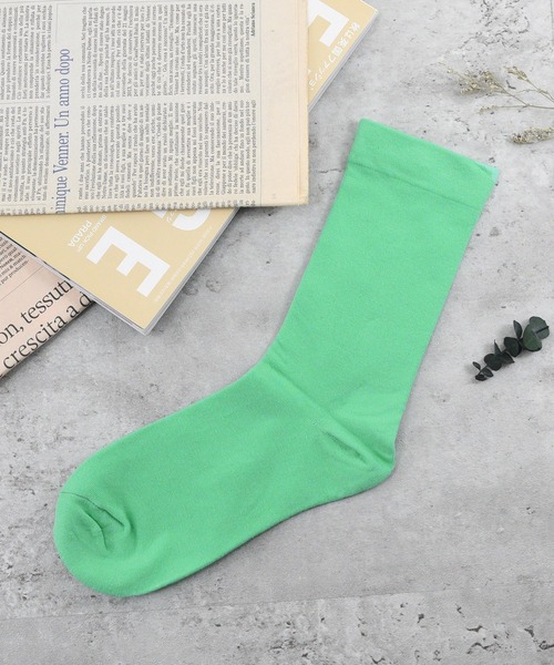 styiro（スタイロ）の「【ZOZO限定35色展開】春夏秋冬選べるカラーソックス（ソックス/靴下・レディース・ホワイト系3/ブラウン系3/グリーン系1/グリーン系3/ブルー系2/ブルー系4/パープル系2/イエロー系2/ホワイト系1/ホワイト系2/ブラック/ブラウン系1/ブラウン系2/パープル系3/パープル系4/パープル系5/モカ/ベージュ/グリーン系4/グリーン系5/ブルー系1/イエロー系1/ピンク系1/ピンク系2/ピンク系3/ピンク系4/オレンジ/ダークブラウン/グリーン系2/ブルー系3/ブルー系5/パープル系1/イエロー系3/ピンク系5/イエロー系4・FREE）」の13枚目の写真