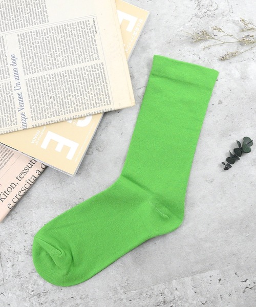 styiro（スタイロ）の「【ZOZO限定35色展開】春夏秋冬選べるカラーソックス（ソックス/靴下・レディース・ホワイト系3/ブラウン系3/グリーン系1/グリーン系3/ブルー系2/ブルー系4/パープル系2/イエロー系2/ホワイト系1/ホワイト系2/ブラック/ブラウン系1/ブラウン系2/パープル系3/パープル系4/パープル系5/モカ/ベージュ/グリーン系4/グリーン系5/ブルー系1/イエロー系1/ピンク系1/ピンク系2/ピンク系3/ピンク系4/オレンジ/ダークブラウン/グリーン系2/ブルー系3/ブルー系5/パープル系1/イエロー系3/ピンク系5/イエロー系4・FREE）」の14枚目の写真