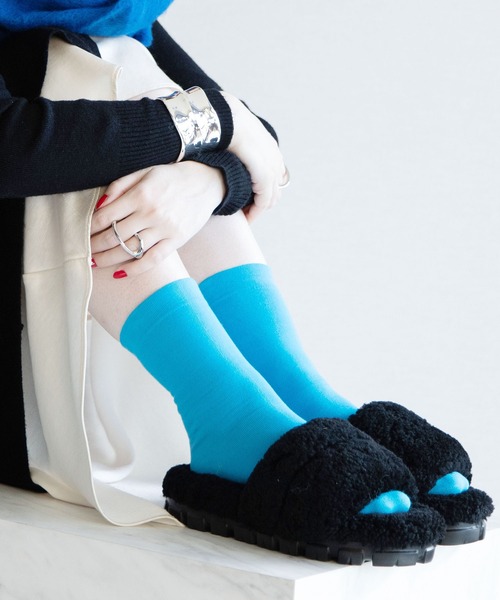 styiro（スタイロ）の「【ZOZO限定35色展開】春夏秋冬選べるカラーソックス（ソックス/靴下・レディース・ホワイト系3/ブラウン系3/グリーン系1/グリーン系3/ブルー系2/ブルー系4/パープル系2/イエロー系2/ホワイト系1/ホワイト系2/ブラック/ブラウン系1/ブラウン系2/パープル系3/パープル系4/パープル系5/モカ/ベージュ/グリーン系4/グリーン系5/ブルー系1/イエロー系1/ピンク系1/ピンク系2/ピンク系3/ピンク系4/オレンジ/ダークブラウン/グリーン系2/ブルー系3/ブルー系5/パープル系1/イエロー系3/ピンク系5/イエロー系4・FREE）」の17枚目の写真