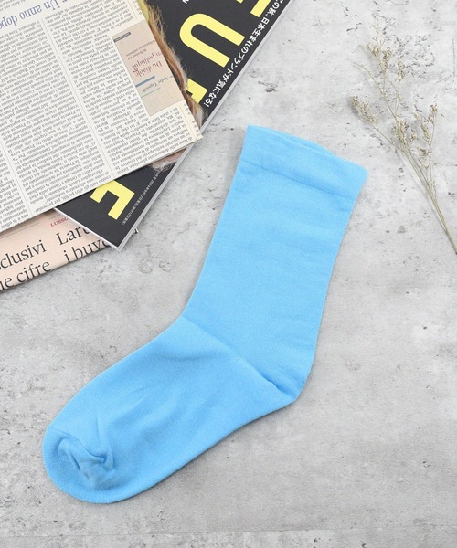 styiro（スタイロ）の「【ZOZO限定35色展開】春夏秋冬選べるカラーソックス（ソックス/靴下・レディース・ホワイト系3/ブラウン系3/グリーン系1/グリーン系3/ブルー系2/ブルー系4/パープル系2/イエロー系2/ホワイト系1/ホワイト系2/ブラック/ブラウン系1/ブラウン系2/パープル系3/パープル系4/パープル系5/モカ/ベージュ/グリーン系4/グリーン系5/ブルー系1/イエロー系1/ピンク系1/ピンク系2/ピンク系3/ピンク系4/オレンジ/ダークブラウン/グリーン系2/ブルー系3/ブルー系5/パープル系1/イエロー系3/ピンク系5/イエロー系4・FREE）」の19枚目の写真