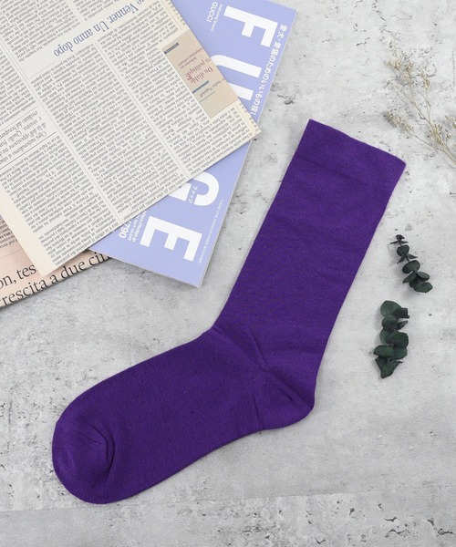 styiro（スタイロ）の「【ZOZO限定35色展開】春夏秋冬選べるカラーソックス（ソックス/靴下・レディース・ホワイト系3/ブラウン系3/グリーン系1/グリーン系3/ブルー系2/ブルー系4/パープル系2/イエロー系2/ホワイト系1/ホワイト系2/ブラック/ブラウン系1/ブラウン系2/パープル系3/パープル系4/パープル系5/モカ/ベージュ/グリーン系4/グリーン系5/ブルー系1/イエロー系1/ピンク系1/ピンク系2/ピンク系3/ピンク系4/オレンジ/ダークブラウン/グリーン系2/ブルー系3/ブルー系5/パープル系1/イエロー系3/ピンク系5/イエロー系4・FREE）」の22枚目の写真