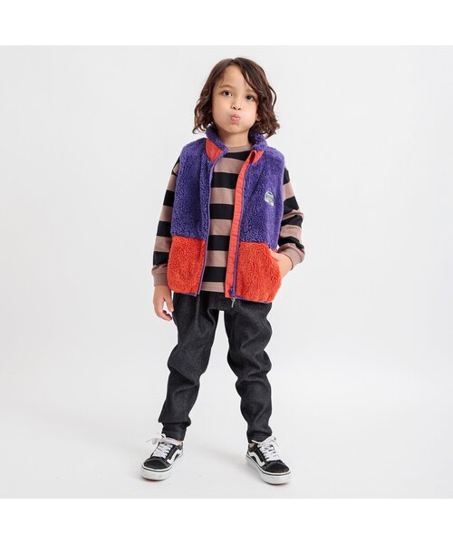 BREEZE（ブリーズ）の「やわらかラフテーパードパンツ（その他パンツ・キッズ・ローズ/ブラック/エメラルド/キャメル/ライトグレー/インディゴブルー・100/110/120/130/90/140/150/160）」の9枚目の写真